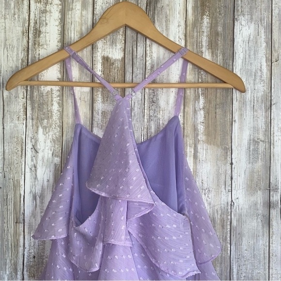 Entro Brentwood Purple Ikat Layered Tank - Picture 5 of 6